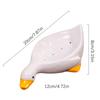Yellow Duck Shape Soap Box Cartoon Soap Dish Drainable Soap Holder Soap Container Soap Dish For Tray Bathroom Accessories