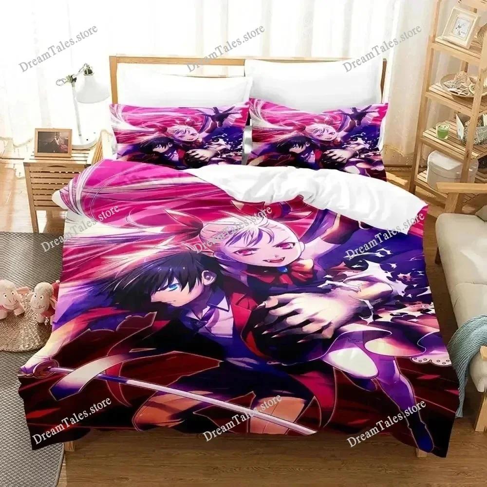 Anime Dance In The Vampire Bund Bedding Set Duvet Cover Bed Set Quilt Cover Pillowcase Comforter King Queen Size Boys Adult741
