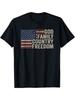 God Family Country Freedom - 4th July USA Flag Christian T-Shirt, Casual Short Sleeve Tee Fashion Solid Color Slim Fit & Stylish