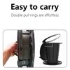 Outdoor Travel Toilet for Fishing, Hiking, Campervan, Folding Camping Toilet Portable Toilet for Adults with Lid & Seats
