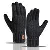 1Pair Warm Gloves Autumn Winter Gloves For Men Cold-Proof Warm Gloves Cycling Full Finger Touch Screen Gloves Gifts
