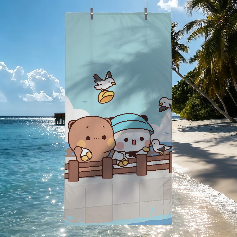 Cartoon Bubu Dudu Cute Towel Quick Drying Beach Towels Are Suitable For Swimming Pools Camping Yoga And The Gym