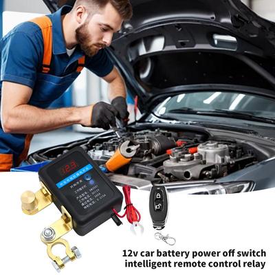 Autobatterie-Leckschutz 12V Auto-Batterie-Trennung Auto-Batterie-Abschaltung Intelligentes Batterie-Relais Verhindert effektiv Leckagen