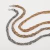 Tooxika Twisted Three-colour Twist Necklace Simple Temperament Small Multilayered Chain Stacking Choker