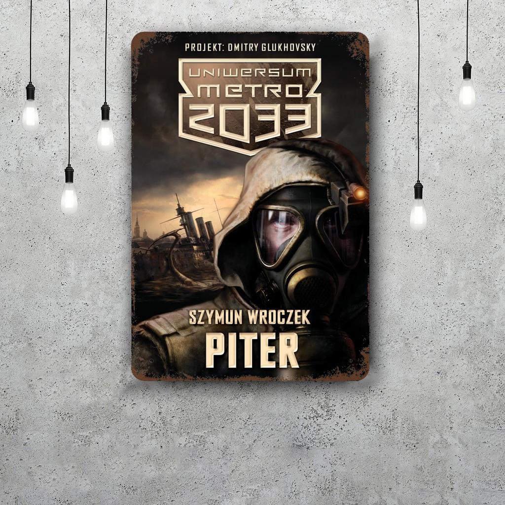 Metro 2033 Metal Signs Wall Decor Vintage Tin Signs Captain Metal Poster Decor for Bar Pub Club Wall Decoration