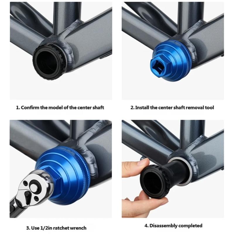 Professional Bicycles Bottom Brackets Tool High Strength Bicycles Bottom Brackets Sleeve For Mountain Bike Maintenance