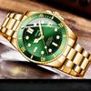 New Green Water Monster Water Ghost Watch Men's Fully Automatic Non-Mechanical Men's Watch Waterproof Calendar Trendy Luminous