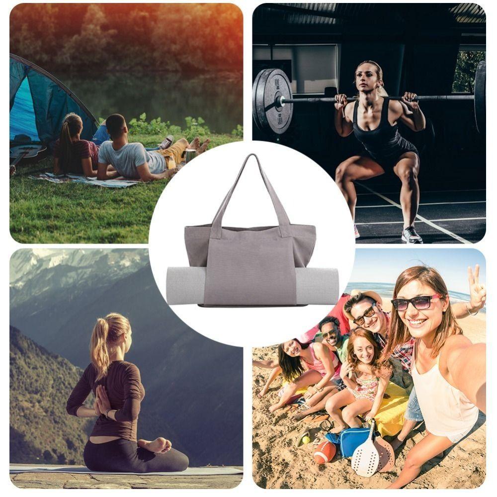 Foldable Multifunctional Yoga Bag Lightweight Pilates Mat Case Yoga Mat Carry Bag Travel