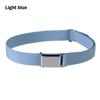 Gift Pants Strap Solid Color Boys Girls Alloy Buckle Waistband Kids Canvas Belt Adjustable