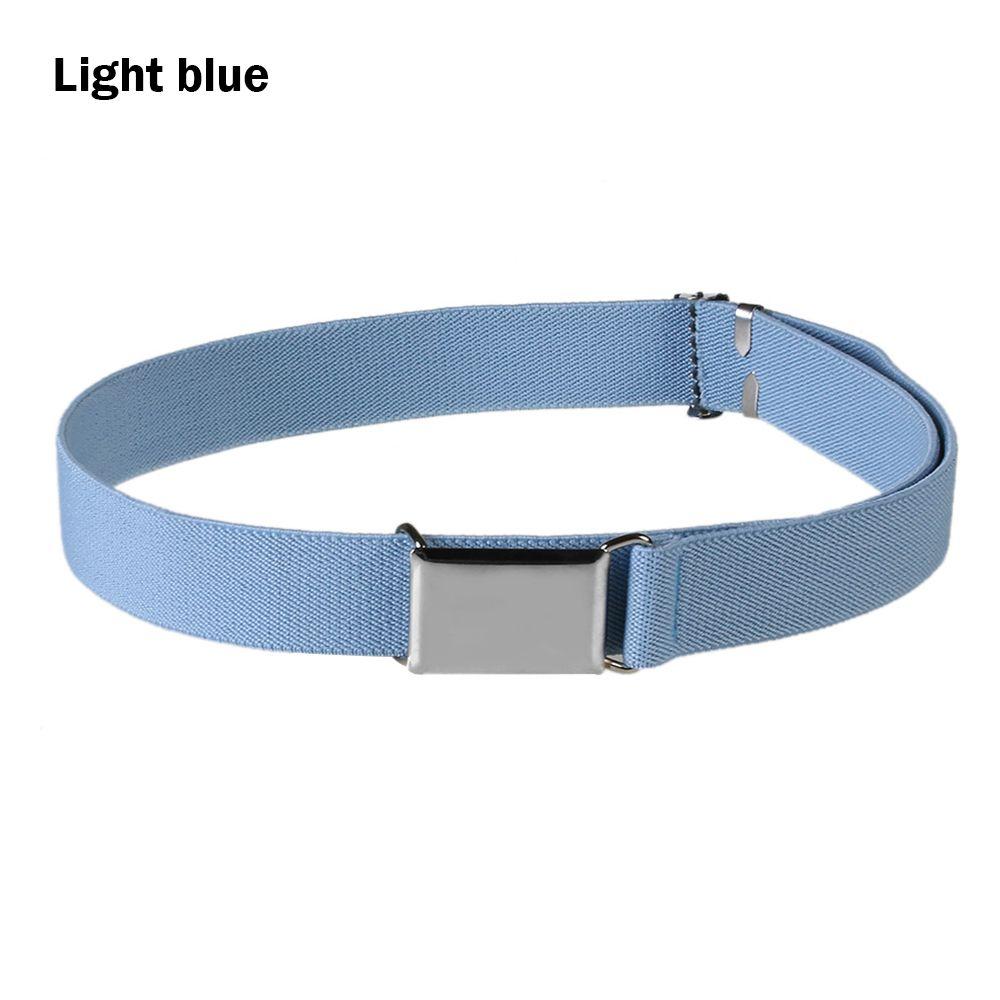 Gift Pants Strap Solid Color Boys Girls Alloy Buckle Waistband Kids Canvas Belt Adjustable