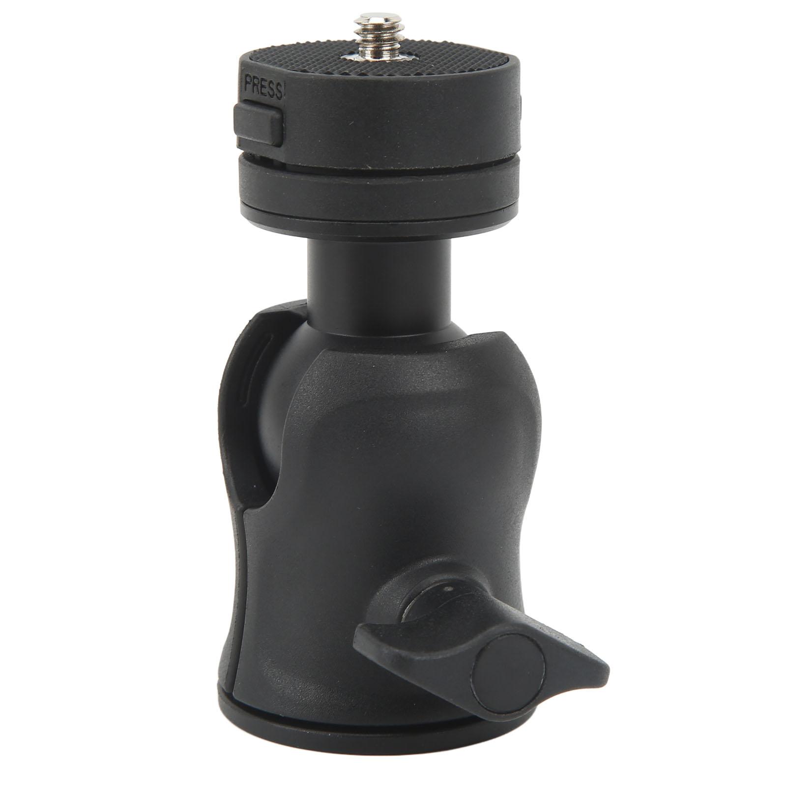 

2 in 1 Mini Tripod Ball Head 360 Degree Ball Head Camera Mount with 1 4in Screw for Monopod Sliding Rail