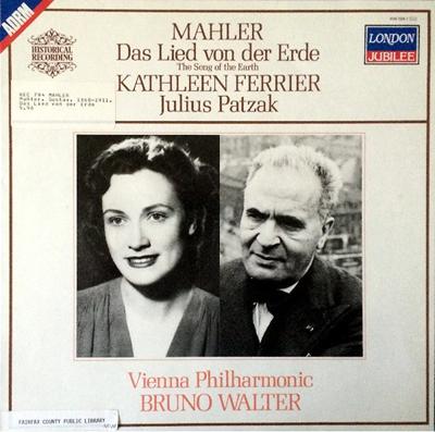 Disque LP GUSTAV MAHLER - KATHLEEN FERRIER, J - Das Lied Von Der Erde (La Chanson De 4141941 London Records 1986 US Classique Occasion