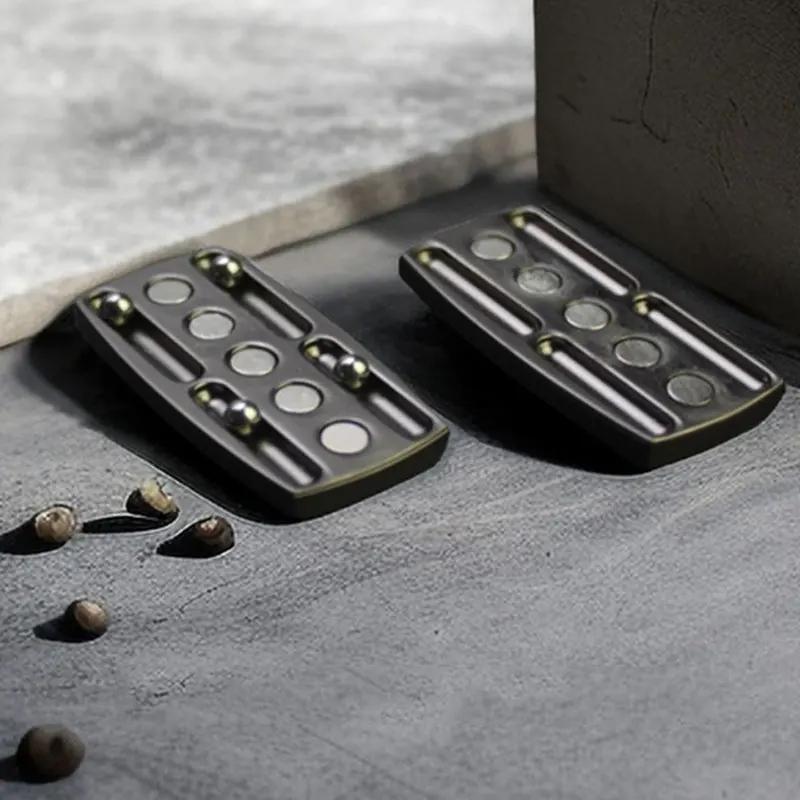 Fidget Slider à empreintes digitales, curseur haptique magnétique, EDC, jouets en métal, outil TDAH, jouets anti-anxiété et anti-stress pour adultes