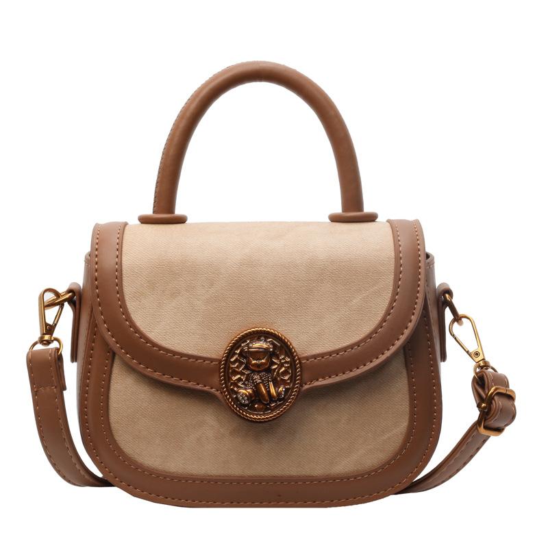 Bag Women's New Fashion Versatile Messenger Bag Small Bag Portable Small Square Bag