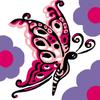 Soudan Butterfly Canvas Kit 25x25 Cm