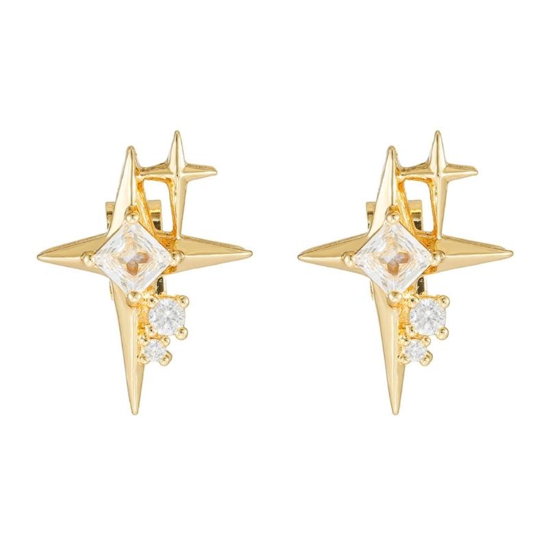 Decorațiuni Elegante din Aliaj și Zirconiu pentru Clips de Ureche Pentru Căști Freeclip 1/2 cu Accentuare Scânteietoare de Piatră Cubic Zirconia în Culoare Elegantă