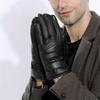 Men's Winter Warm Windproof Motorcycle Thick Fleece Outdoor Hiking Fishing Anti-Slip Touchscreen Gloves