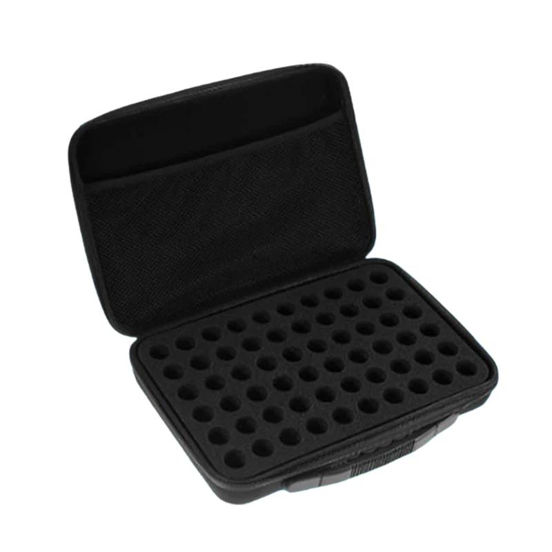 30/60 Slots 10ml Insulin Vial Storage Box with Mesh Bag for Organizing Small Injection Vials Portable Samll Bottle Carrying Case