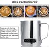 600ml Stainless Steel Milk Frothing Pitcher Espresso Coffee Cup Mugs with Measurement