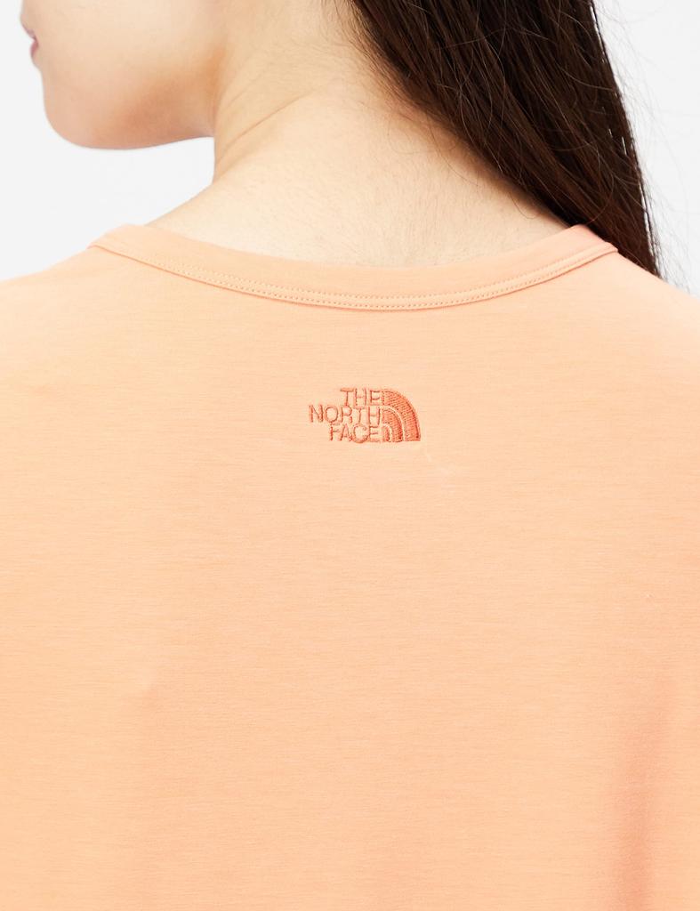 The North Face Short Sleeve Nature Active Simple Crew UV Faded Dusty Coral Size M Women's Jacket, Moisture-Wicking, Quick-Drying, Antibacterial,