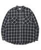 RAYFIKERS Two-Pocket Check Shirt Mq2Yu305_Black