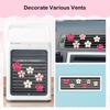 4pcs/set Car Air Freshener Perfume Clips Cute Flower Shaped Outlet Vent Clip for Car Interior Decoration Aromatherapy Supplies