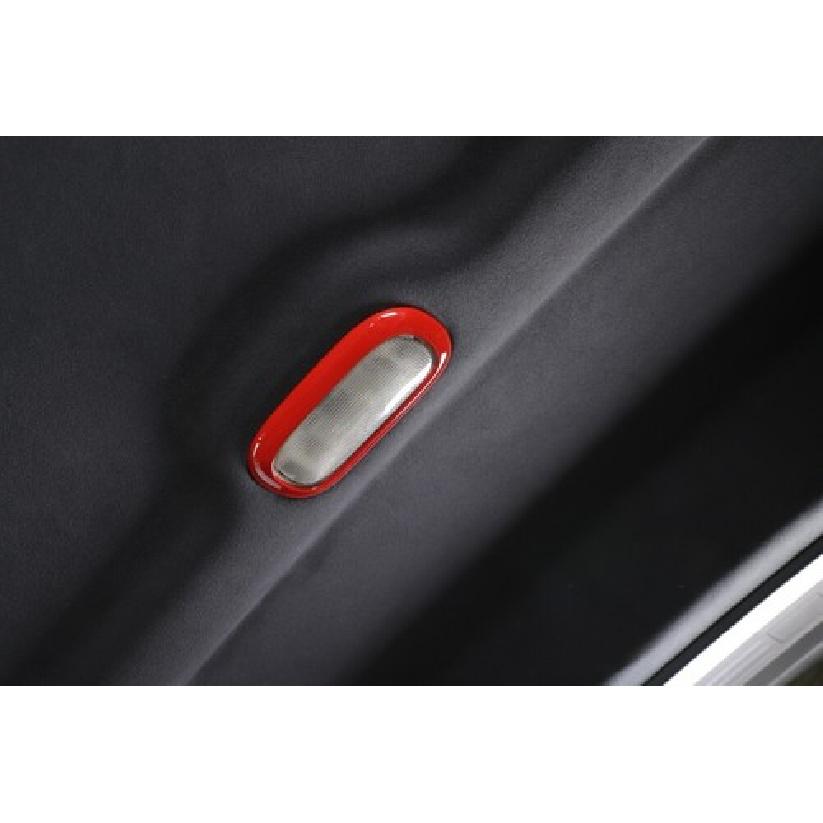 Red Rear Reading Light Lamp Cover Trim Ring For Dodge Nitro 2007-12 Accessories