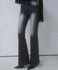 AVANDRESS Thin Bootscut Pants Vintage Blue (C Type)