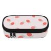 Pencil Case Organized Storage 300D Polyester Smooth Zipper with Main Compartment Mesh Pocket and Pen Slots for School and Study