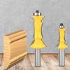 2pcs Crown Molding Router Bit 1/2 Inch Shank Router Bit Woodworking Tool Woodworking Milling Cutter Milling Tool Milling Cutter