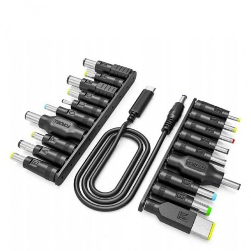 100W PD Fast-Charging Type-C to DC Cable for Lenovo, HP, Dell, Asus Laptops