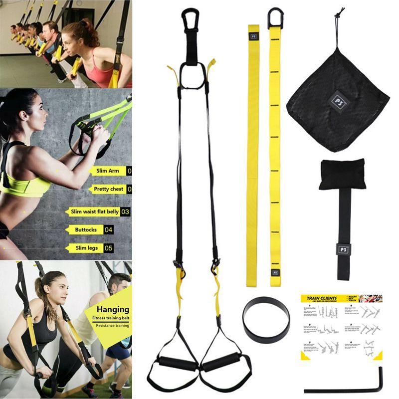 Ultimate Home Gym Suspension Resistance Training Strap With Comfortable Handles