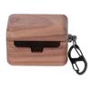 Earbuds Case Cover Walnut Wood Hand Polished Wireless Earbuds Protective Cover for Sennheiser CX‑PLU