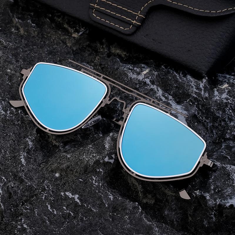 JYL TS Men's Square Hollow - Trendy Sun-Protective Fashion Shades HRH-3739