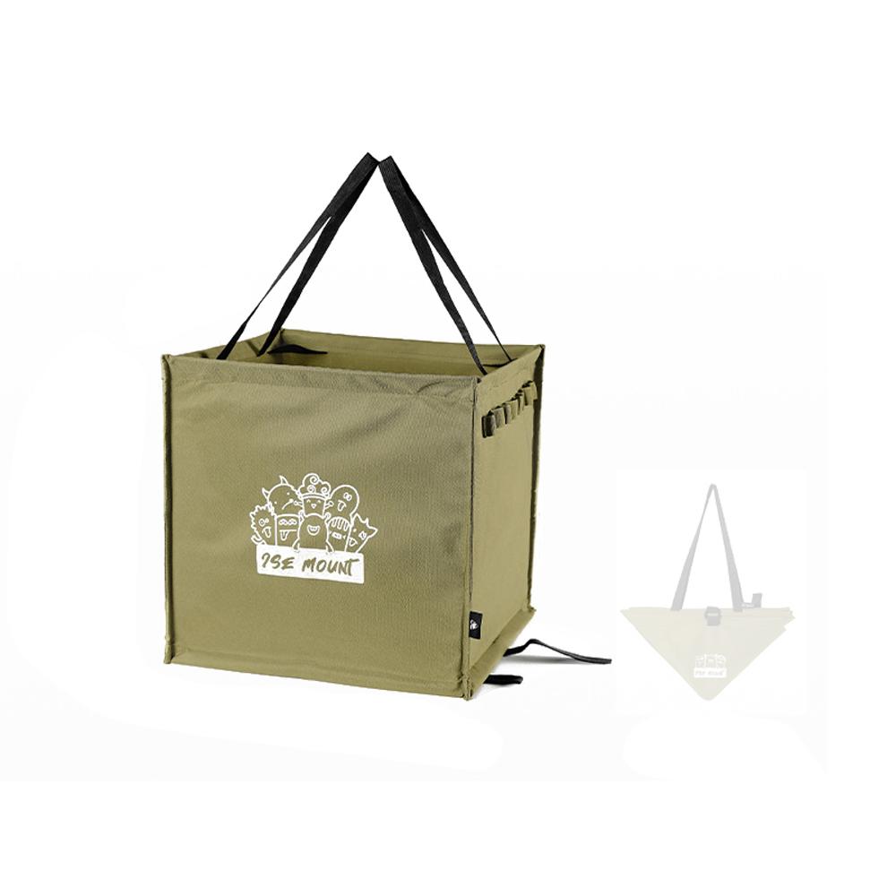 Многофункциональная сумка для хранения на открытом воздухе складная парусиновая сумка большой мусорный бак для кемпинга и пешего туризма хаки 1663₽