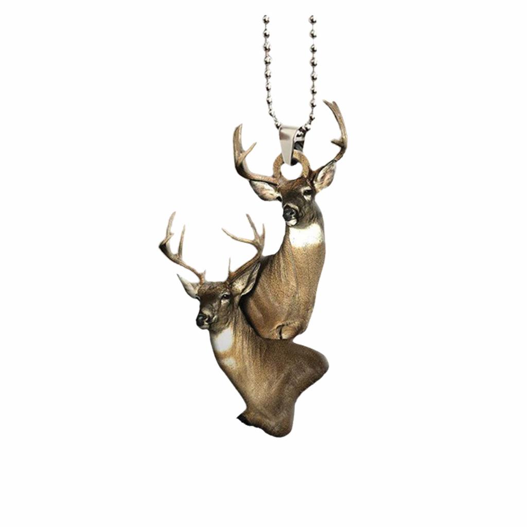 Acrylic Flat Small Deer Pendant Home Decoration Supplies,Funny Animal Wall Hangings