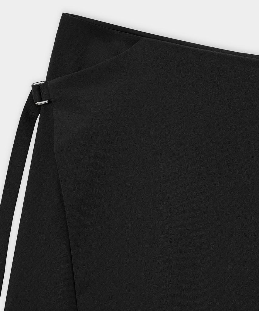 Yujen Asymmetric Layered Wrap Skirt_2 Color