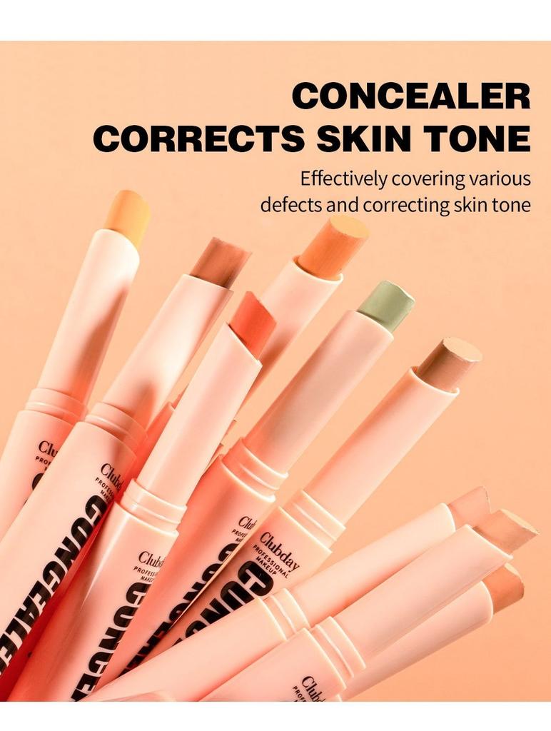 Facial Makeup Matte Natural Shadow Three-dimensional Contouring Stick Spot and Acne Mark Concealer Stick