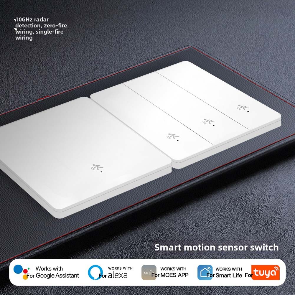 Human Presence 10GHz Motion Sensor For Bedroom For Corridor AS SHOWN Intelligent Auto On off App Control With Timer
