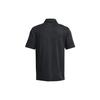 Under Armour Polo Shirts Men's Black Polo Collar Moderate Straight Fit 1378673-001