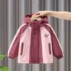 Trendiger Herbst-/Winter-Baumwollmantel für Mädchen 2025 - Verdickte Windjacke für Kinder