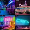 Lamomo LED páskové světlo RGB 20M stmívatelná barevná trubice Nepřímé osvětlení IP65 Vodotěsné s vysokým jasem Řezací neonové světlo Bluetooth App Dálkové ovládání