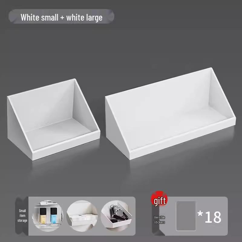 Wall-Mounted Bathroom Mirror Cabinet with Storage for Cosmetics and Lipsticks