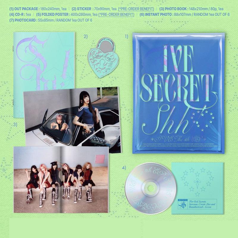 IVE מיני אלבום רביעי [IVE SECRET] (גרסה רגילה / מוגבלת)