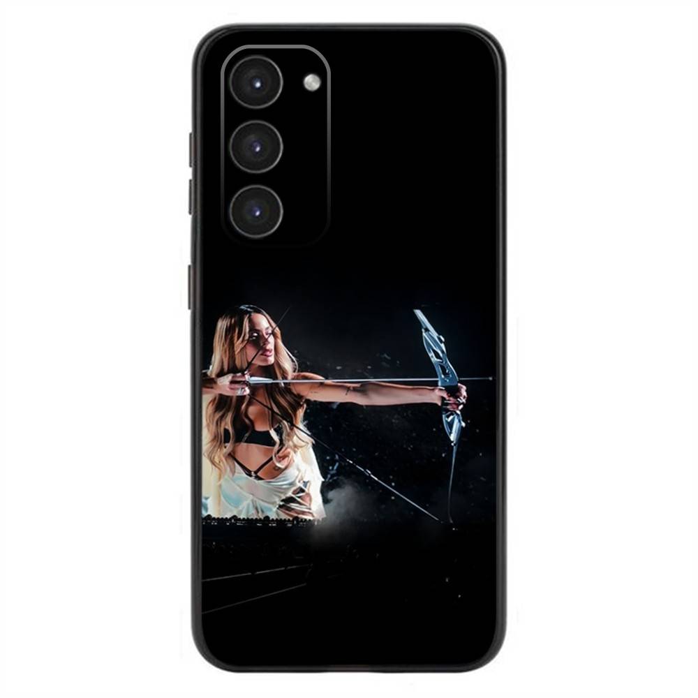 

Singer T-Tini S-Stoessel Phone Case For Samsung Galaxy A20,21s,22,31,32,52,53,72,73,80,91 Soft Liquid Silicone Black Cover SamsungA11