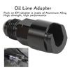 EFI Adapter Quick Disconnect Aluminum Alloy Black Anodized Waterproof AN Male Push On Fuel Line Fitting