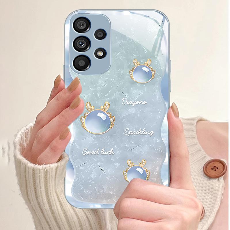 Capa de Vidro Temperado de Luxo para Samsung Galaxy A52 A52S A72 A22 A13 Lte A12 M12 A50 A50S A30S A20S Capa Rígida PC à Prova de Choque Funda