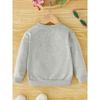 Kids Sweatshirt, Cute Print Pattern Spring Lightweight Round Neck Sweatshirt,Soft Cotton Sweatshirt