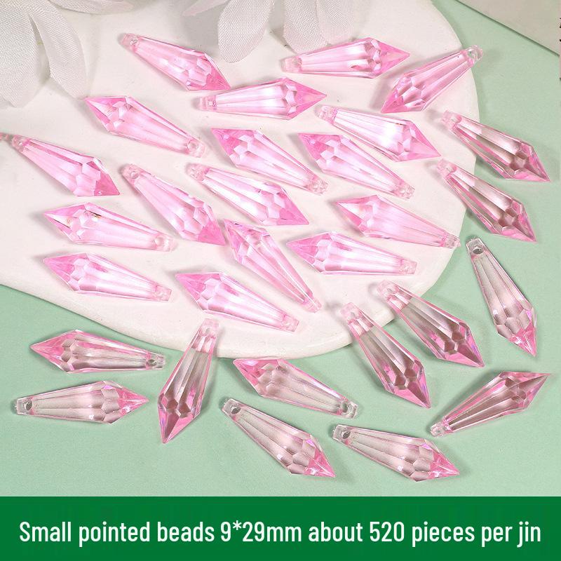 Acrylic Crystal Bead Pendant - Decorative Hanging Ornament for DIY Curtains