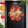 3D Dragon and Phoenix 'Xi' Character KT Board for Wedding Room Atmosphere - Living Room, Bedroom, or Bedside Wall Decoration